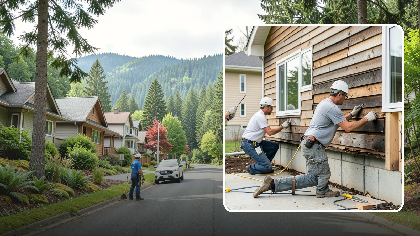 Wood Rot Repair in Darrington, Snohomish County, WA - Thorough wood rot repair for the decking, siding, and trim our damp climate wears down.