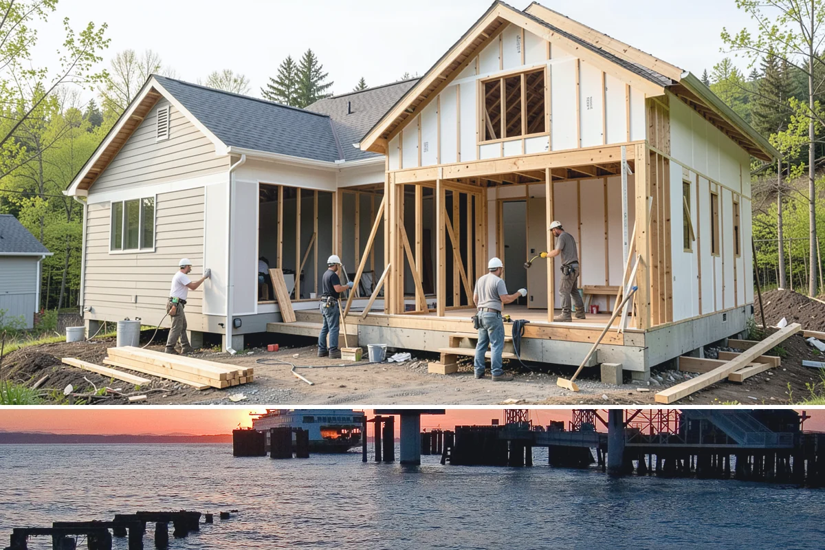 Wood Rot Repair in Edmonds, Snohomish County, WA - Late spring through early fall offers the dry conditions this exterior work needs.