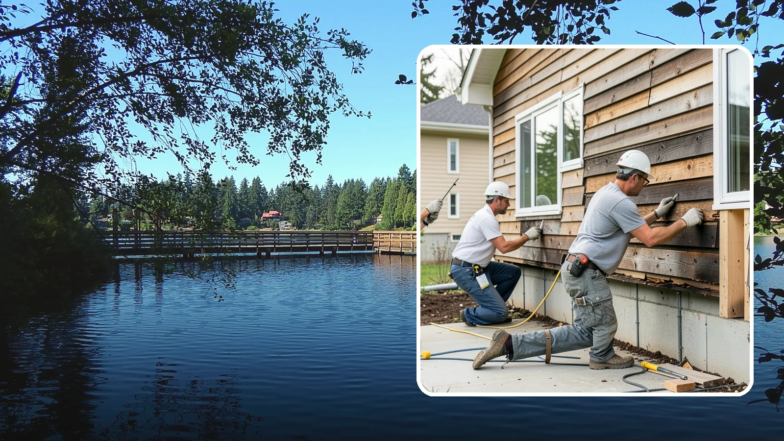 Wood Rot Repair in Federal Way, King County, WA - Thorough wood rot repair for the decking, siding, and trim our damp climate wears down.