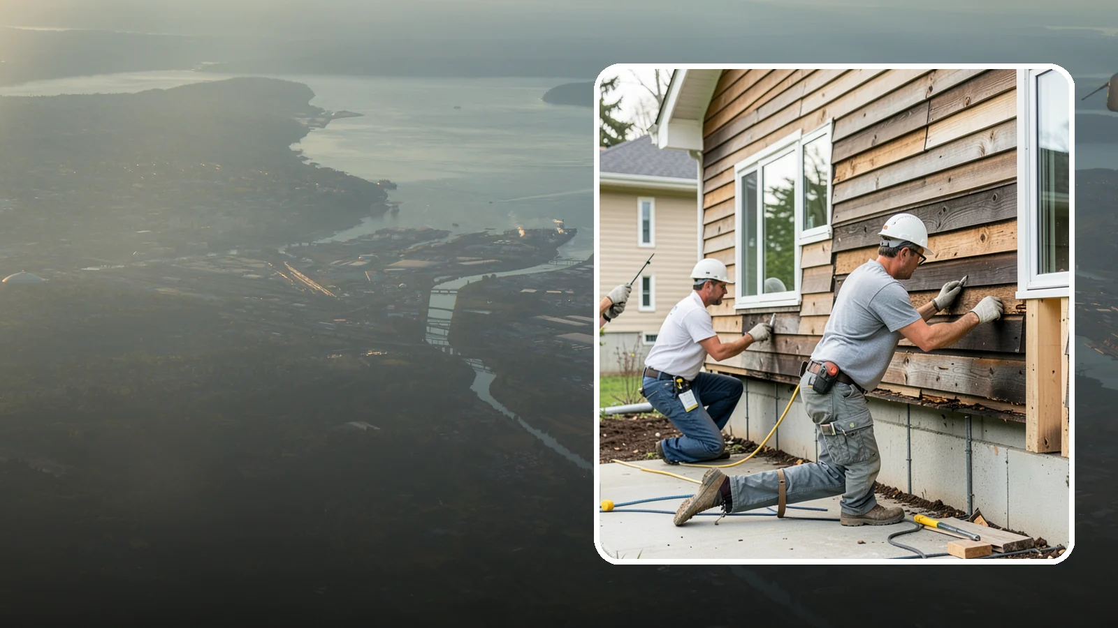 Wood Rot Repair in Fife, Pierce County, WA - Thorough wood rot repair for the decking, siding, and trim our damp climate wears down.