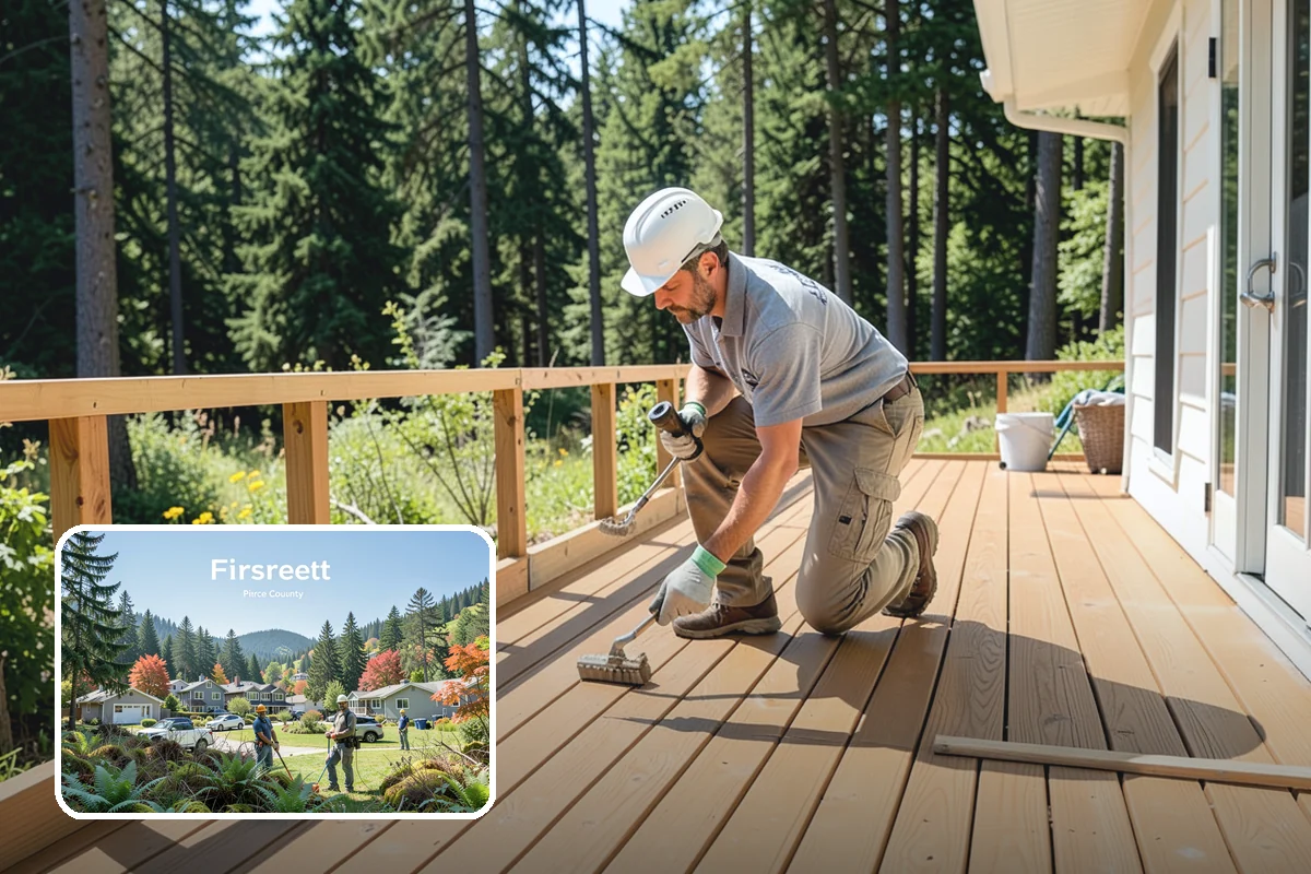 Wood Rot Repair in Fircrest, Pierce County, WA - Replaces decayed wood with durable material