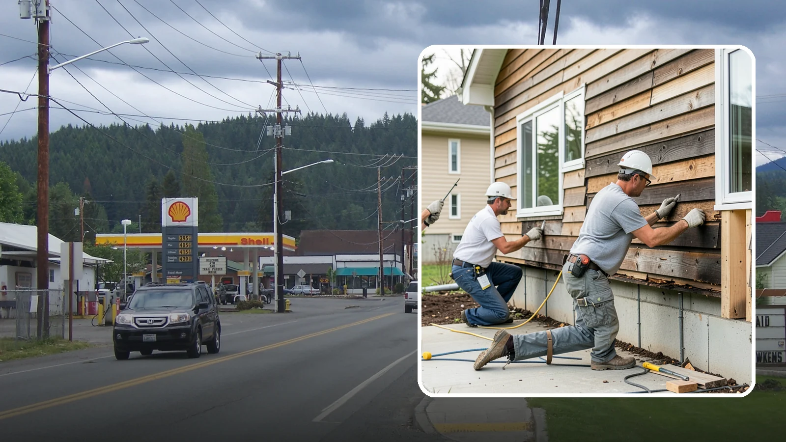 Wood Rot Repair in Granite Falls, Snohomish County, WA - Thorough wood rot repair for the decking, siding, and trim our damp climate wears down.