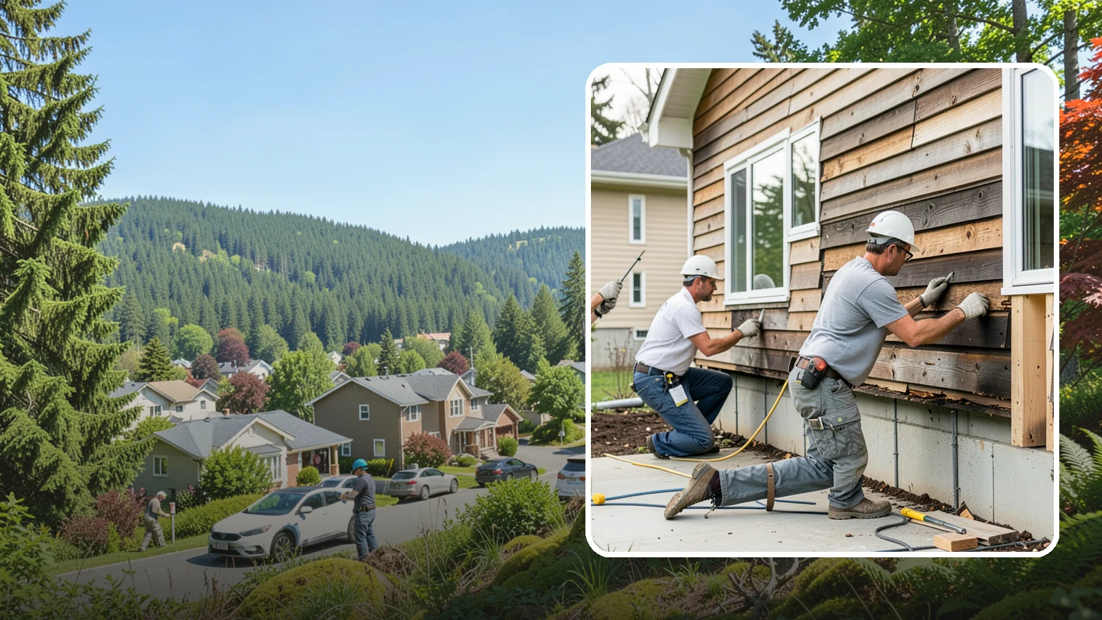 Wood Rot Repair in Index, Snohomish County, WA - Thorough wood rot repair for the decking, siding, and trim our damp climate wears down.