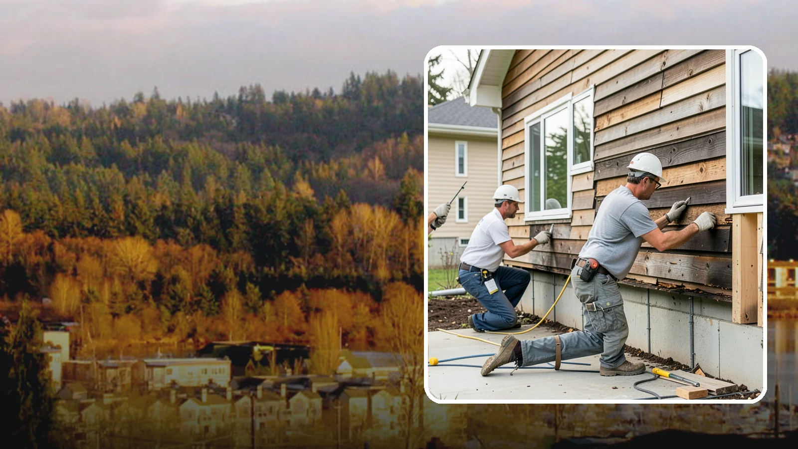 Wood Rot Repair in Kenmore, King County, WA - Thorough wood rot repair for the decking, siding, and trim our damp climate wears down.
