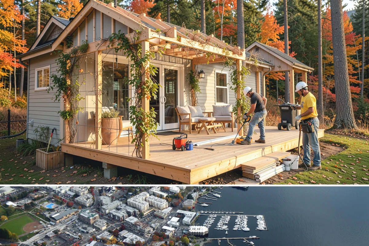 Wood Rot Repair in Kirkland, King County, WA - Late spring through early fall offers the dry conditions this exterior work needs.