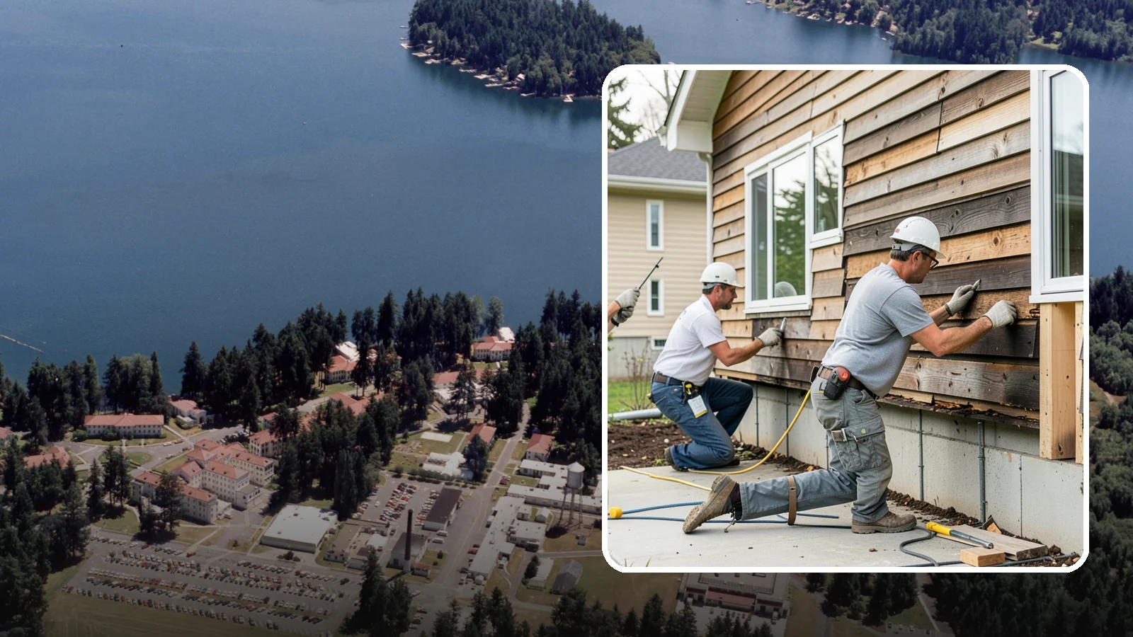 Wood Rot Repair in Lakewood, Pierce County, WA - Thorough wood rot repair for the decking, siding, and trim our damp climate wears down.