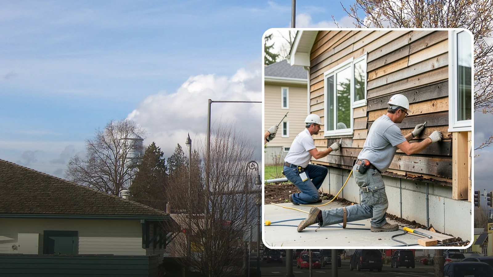Wood Rot Repair in Marysville, Snohomish County, WA - Thorough wood rot repair for the decking, siding, and trim our damp climate wears down.