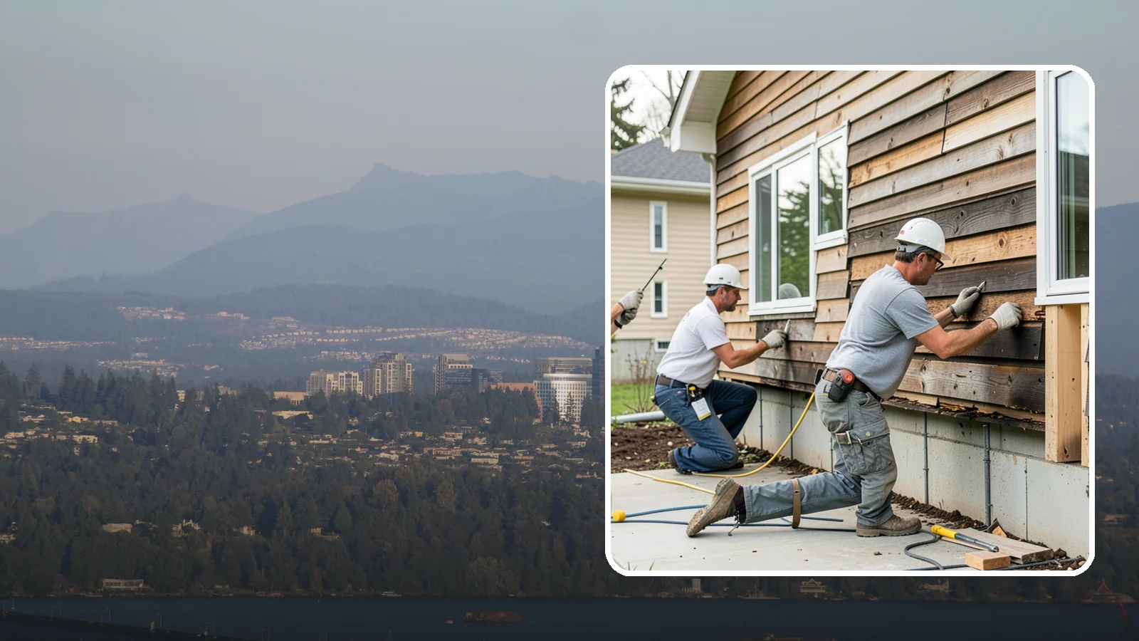Wood Rot Repair in Medina, King County, WA - Thorough wood rot repair for the decking, siding, and trim our damp climate wears down.