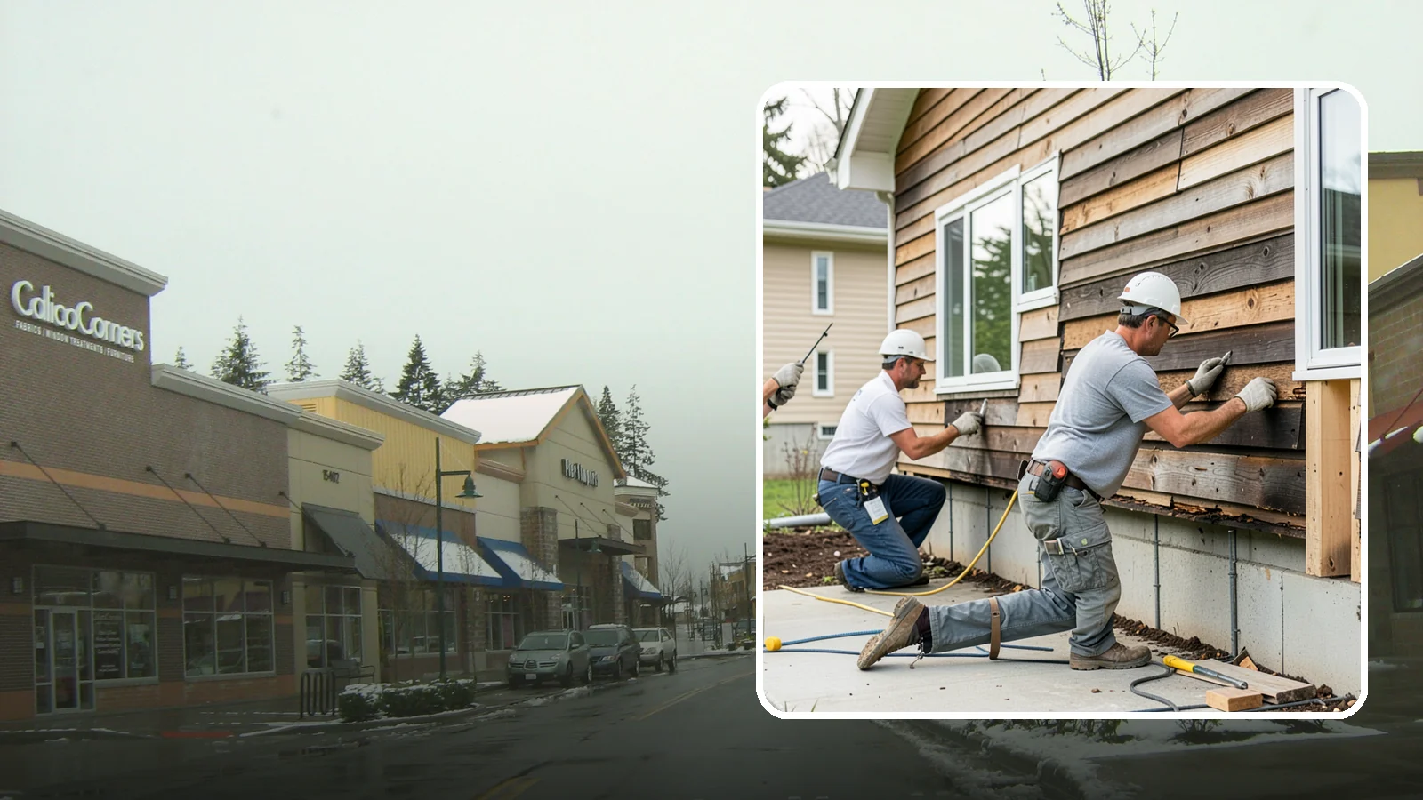 Wood Rot Repair in Mill Creek, Snohomish County, WA - Thorough wood rot repair for the decking, siding, and trim our damp climate wears down.