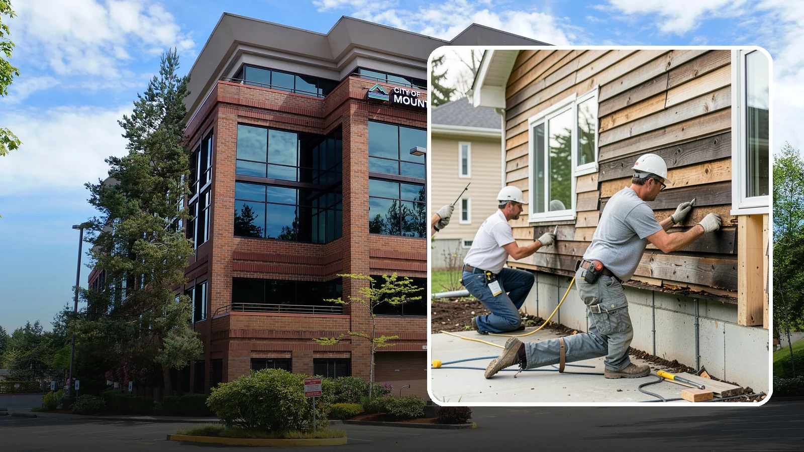 Wood Rot Repair in Mountlake Terrace, Snohomish County, WA - Thorough wood rot repair for the decking, siding, and trim our damp climate wears down.