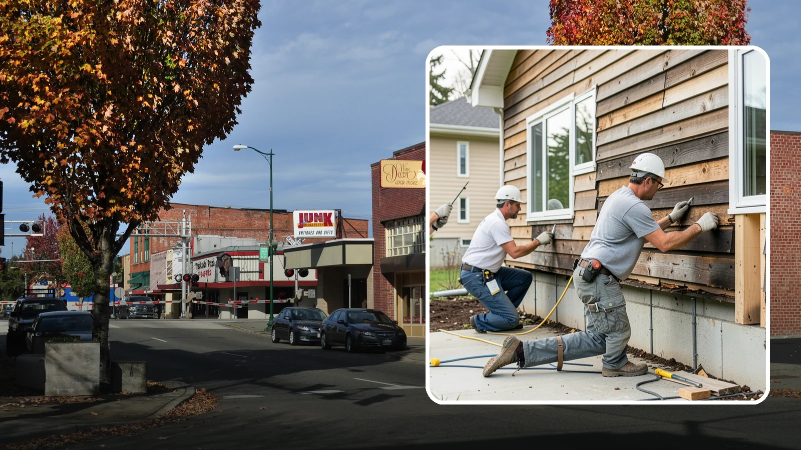 Wood Rot Repair in Puyallup, Pierce County, WA - Thorough wood rot repair for the decking, siding, and trim our damp climate wears down.