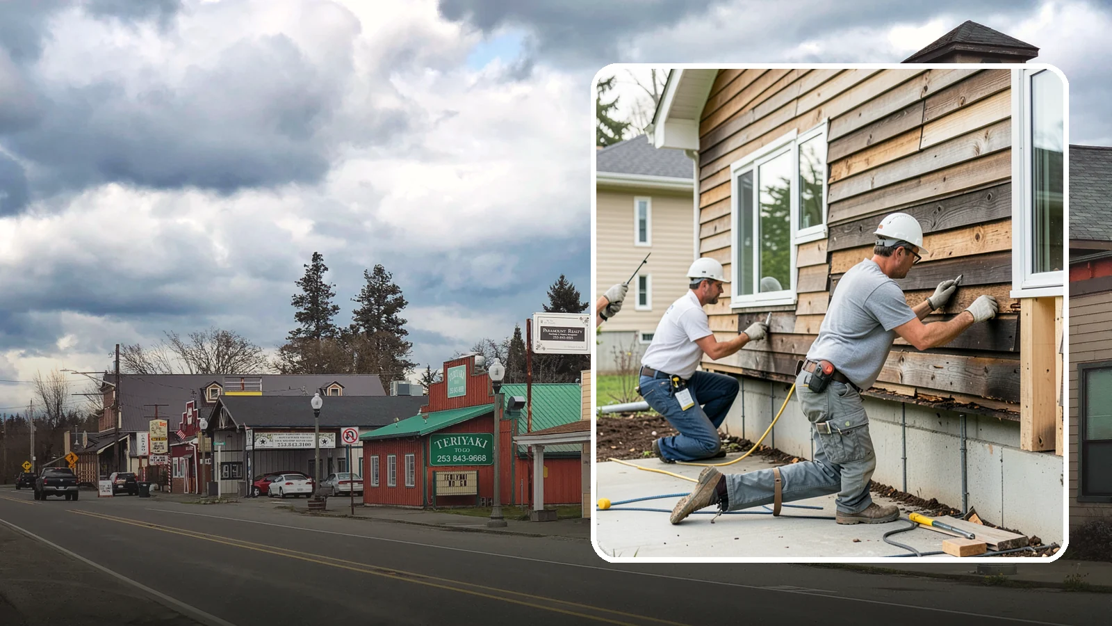 Wood Rot Repair in Roy, Pierce County, WA - Thorough wood rot repair for the decking, siding, and trim our damp climate wears down.