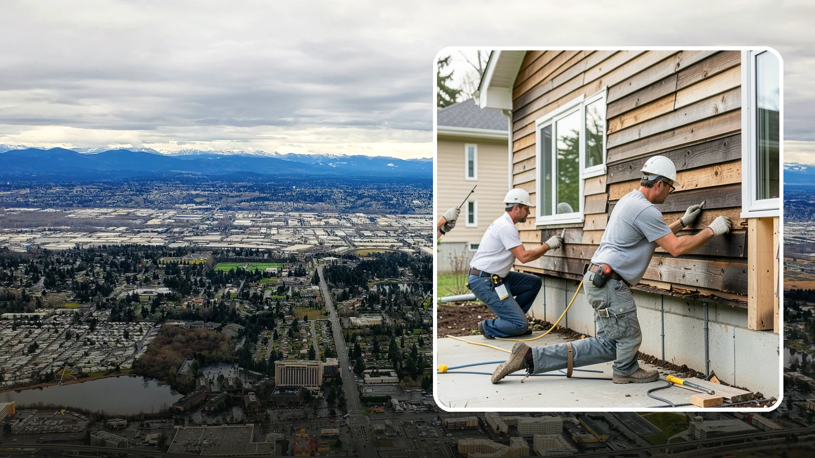 Wood Rot Repair in SeaTac, King County, WA - Thorough wood rot repair for the decking, siding, and trim our damp climate wears down.