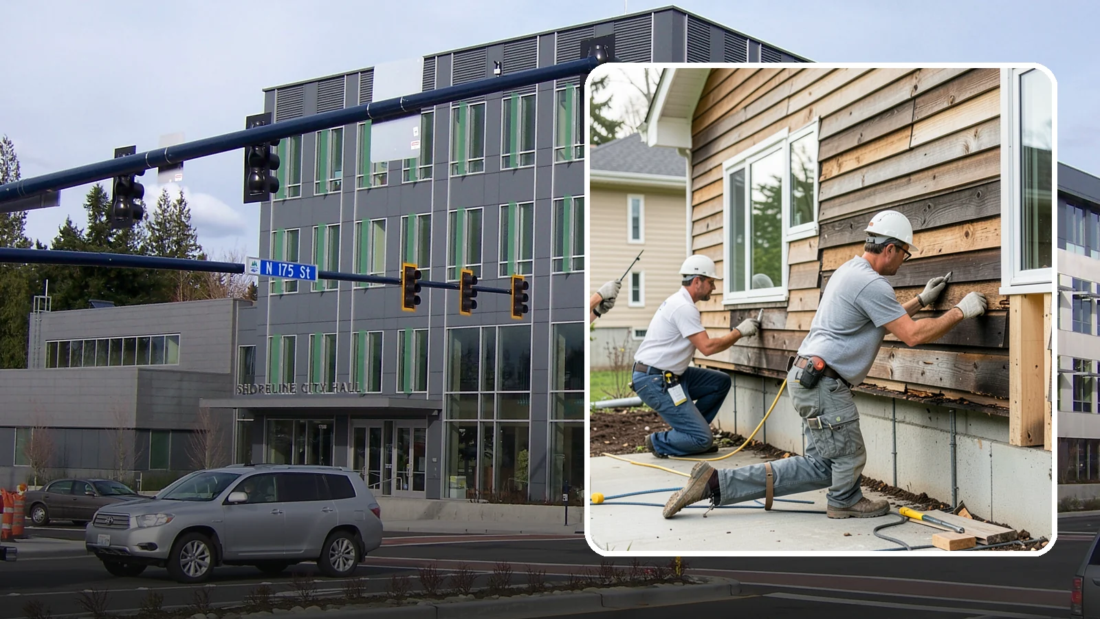 Wood Rot Repair in Shoreline, King County, WA - Thorough wood rot repair for the decking, siding, and trim our damp climate wears down.