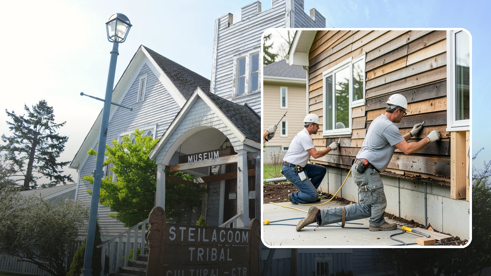 Wood Rot Repair in Steilacoom, Pierce County, WA - Thorough wood rot repair for the decking, siding, and trim our damp climate wears down.