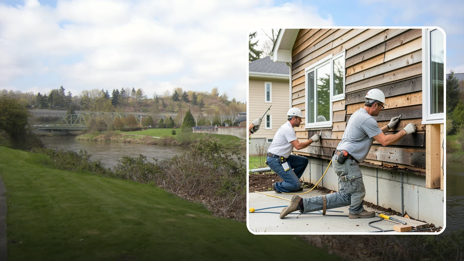 Wood Rot Repair in Tukwila, King County, WA - Thorough wood rot repair for the decking, siding, and trim our damp climate wears down.