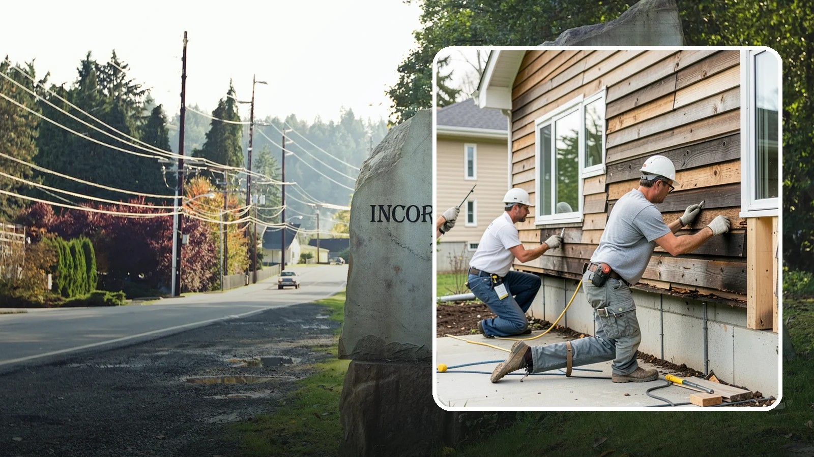 Wood Rot Repair in Wilkeson, Pierce County, WA - Thorough wood rot repair for the decking, siding, and trim our damp climate wears down.