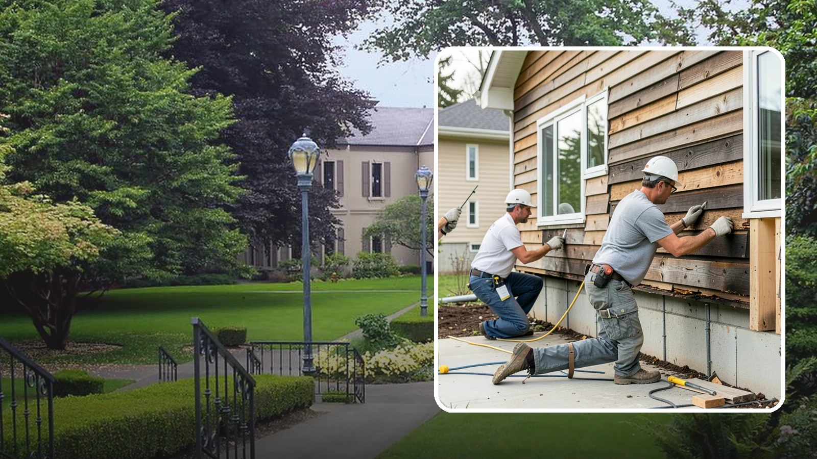 Wood Rot Repair in Woodinville, King County, WA - Thorough wood rot repair for the decking, siding, and trim our damp climate wears down.