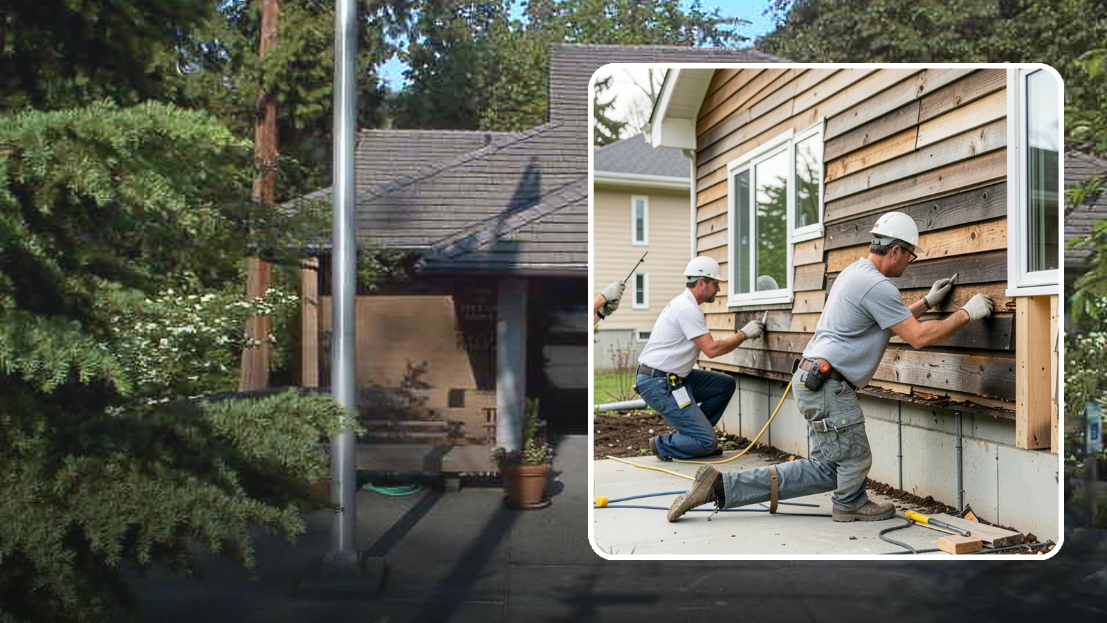 Wood Rot Repair in Yarrow Point, King County, WA - Thorough wood rot repair for the decking, siding, and trim our damp climate wears down.