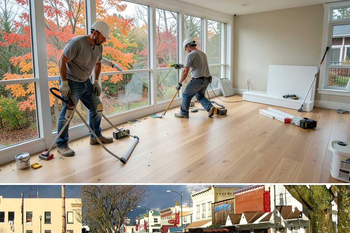 Wood Staining in Arlington, Snohomish County, WA - Exterior staining is best in the dry summer stretch, while interior staining can proceed comfortably any time of year.