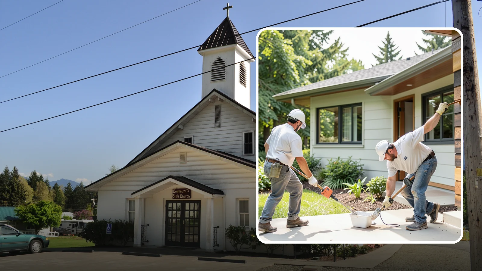 Wood Staining in Concrete, Skagit County, WA - Wood staining enriches the grain of interior and exterior wood while adding protection.