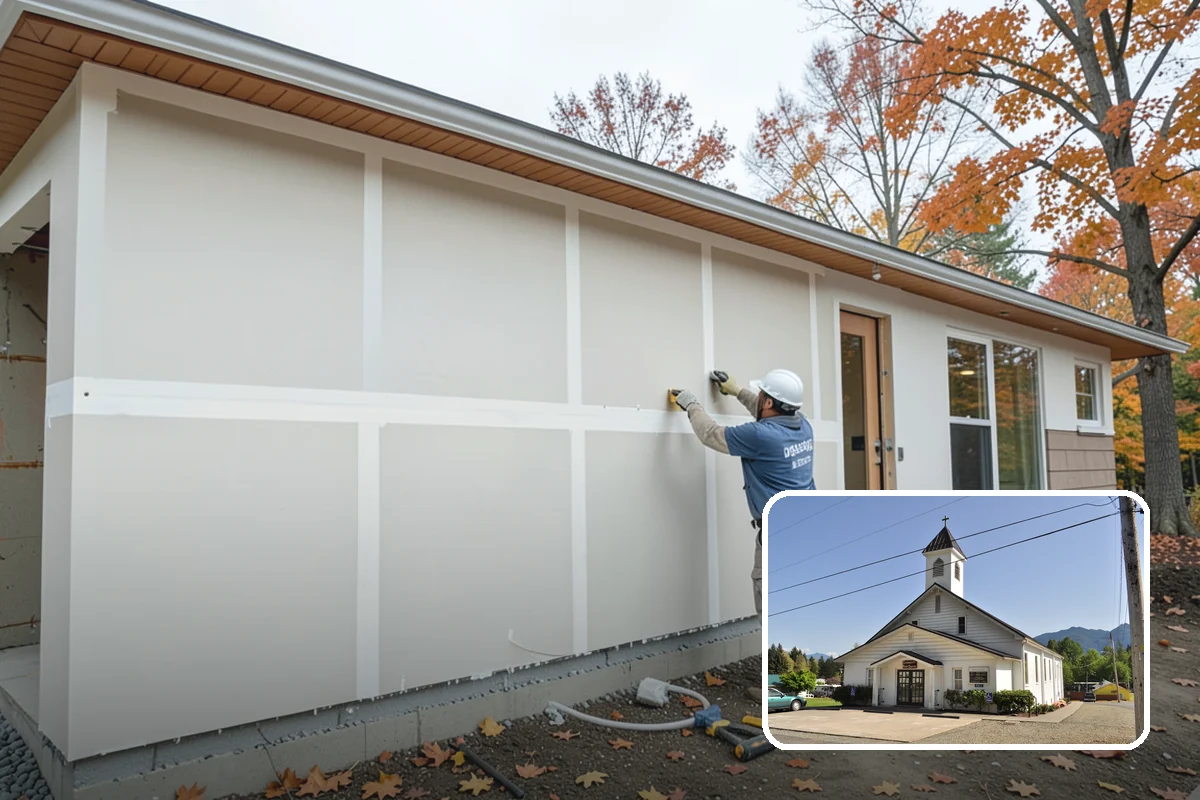 Wood Staining in Concrete, Skagit County, WA - Rich, even color that highlights natural wood grain