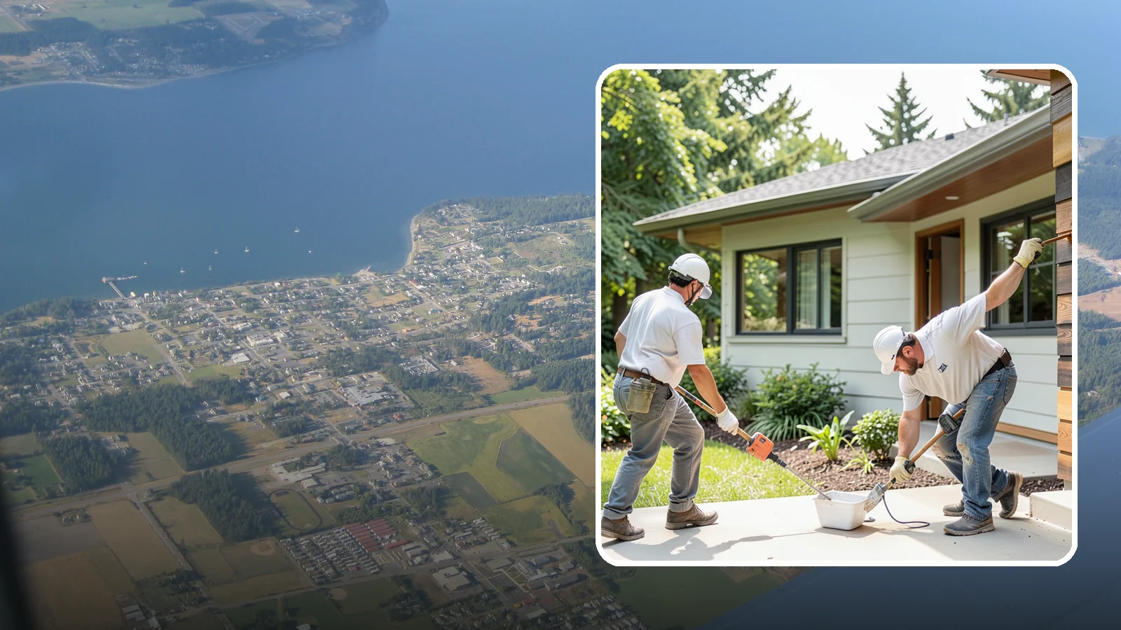 Wood Staining in Coupeville, Island County, WA - Wood staining enriches the grain of interior and exterior wood while adding protection.