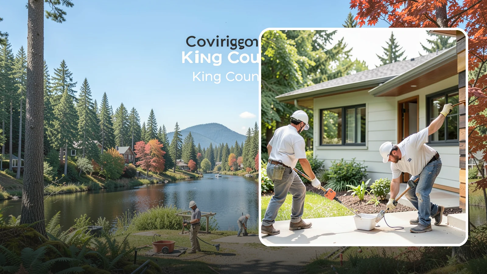 Wood Staining in Covington, King County, WA - Wood staining enriches the grain of interior and exterior wood while adding protection.