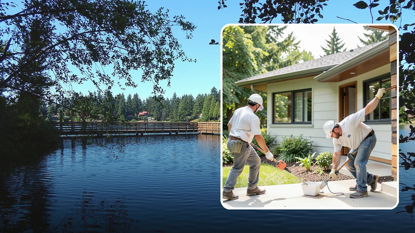 Wood Staining in Federal Way, King County, WA - Wood staining enriches the grain of interior and exterior wood while adding protection.