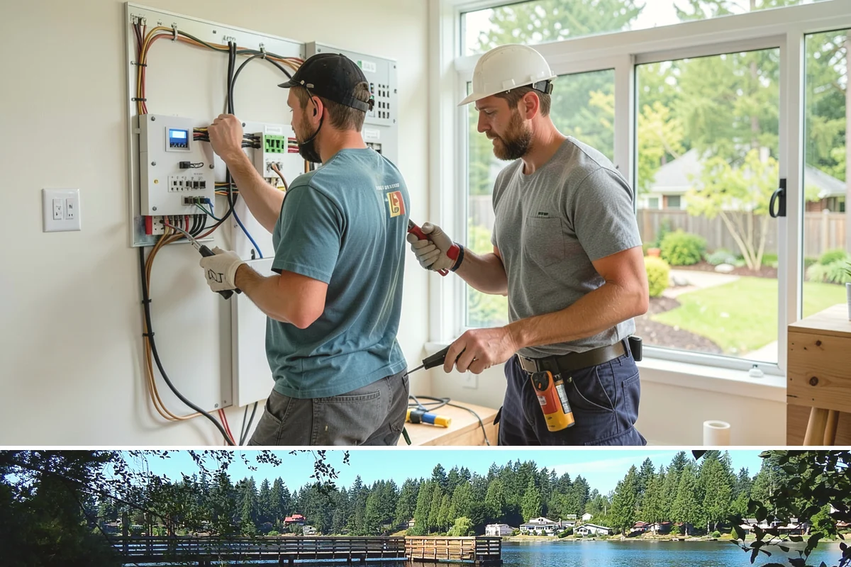 Wood Staining in Federal Way, King County, WA - Exterior staining is best in the dry summer stretch, while interior staining can proceed comfortably any time of year.