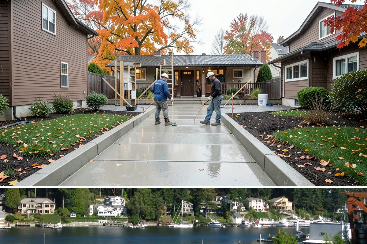 Wood Staining in Gig Harbor, Pierce County, WA - Exterior staining is best in the dry summer stretch, while interior staining can proceed comfortably any time of year.