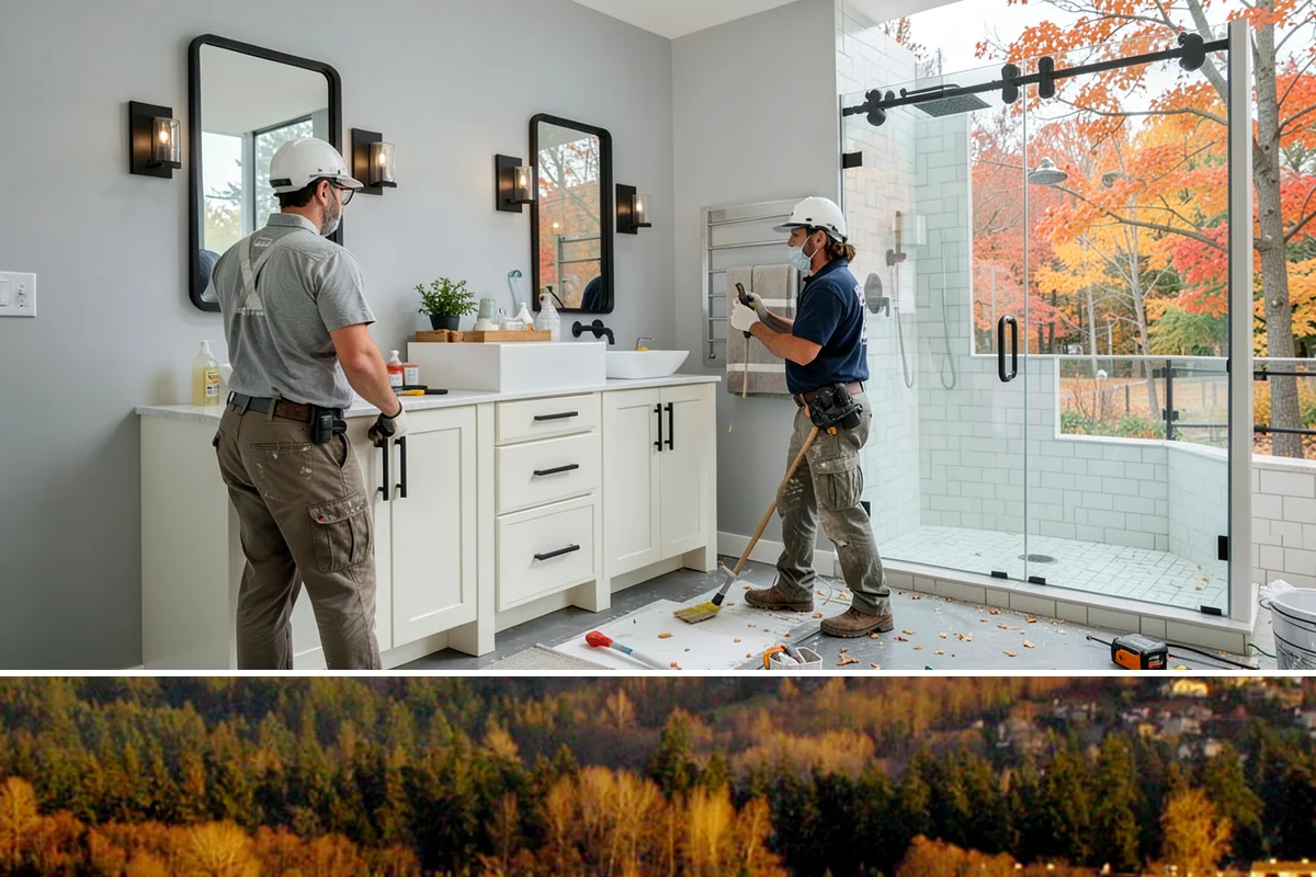 Wood Staining in Kenmore, King County, WA - Exterior staining is best in the dry summer stretch, while interior staining can proceed comfortably any time of year.