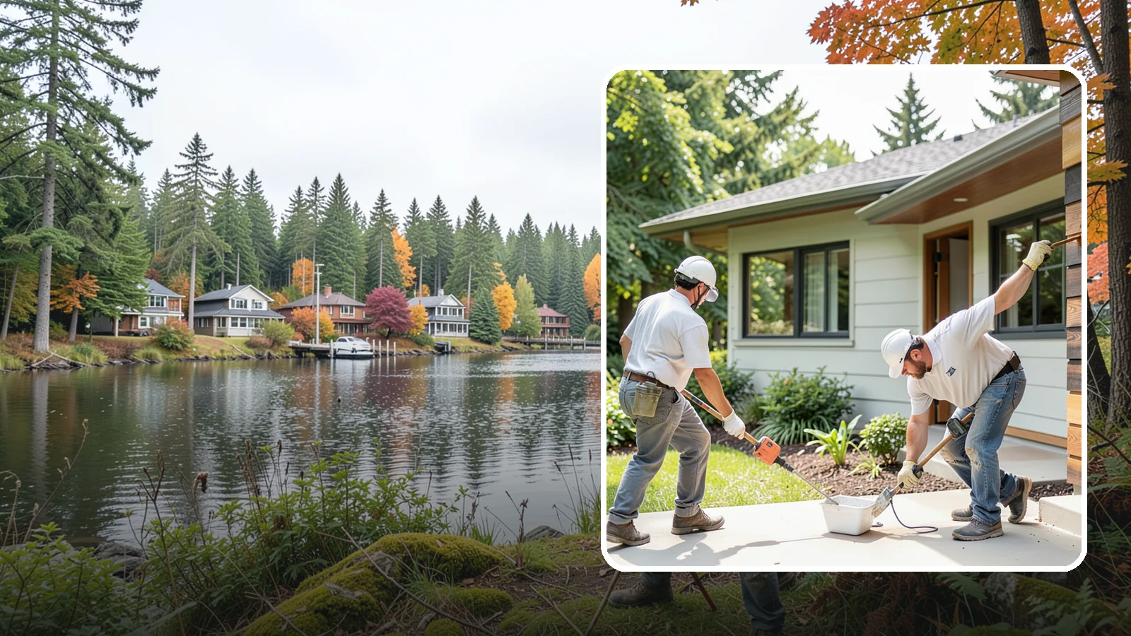 Wood Staining in La Conner, Skagit County, WA - Wood staining enriches the grain of interior and exterior wood while adding protection.