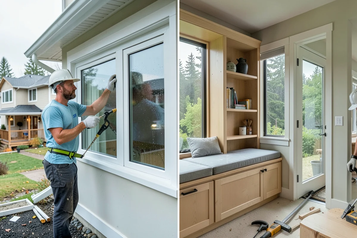 Wood Staining in Lake Forest Park, King County, WA - Sand and clean the wood to an even, open surface