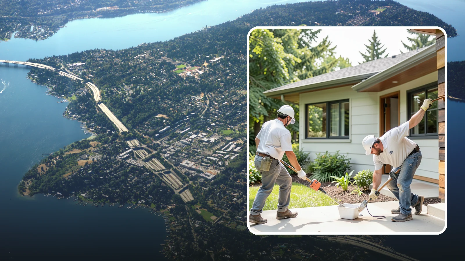 Wood Staining in Mercer Island, King County, WA - Wood staining enriches the grain of interior and exterior wood while adding protection.