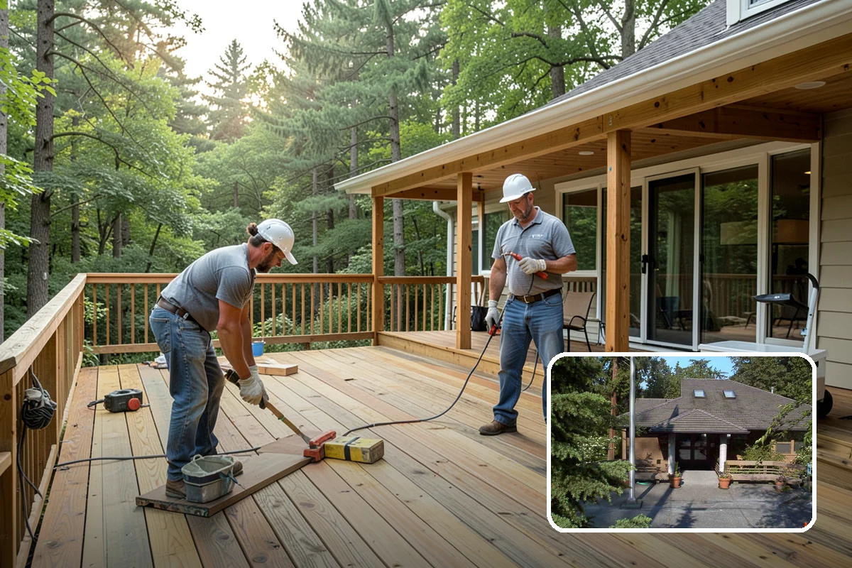 Wood Staining in Yarrow Point, King County, WA - Rich, even color that highlights natural wood grain