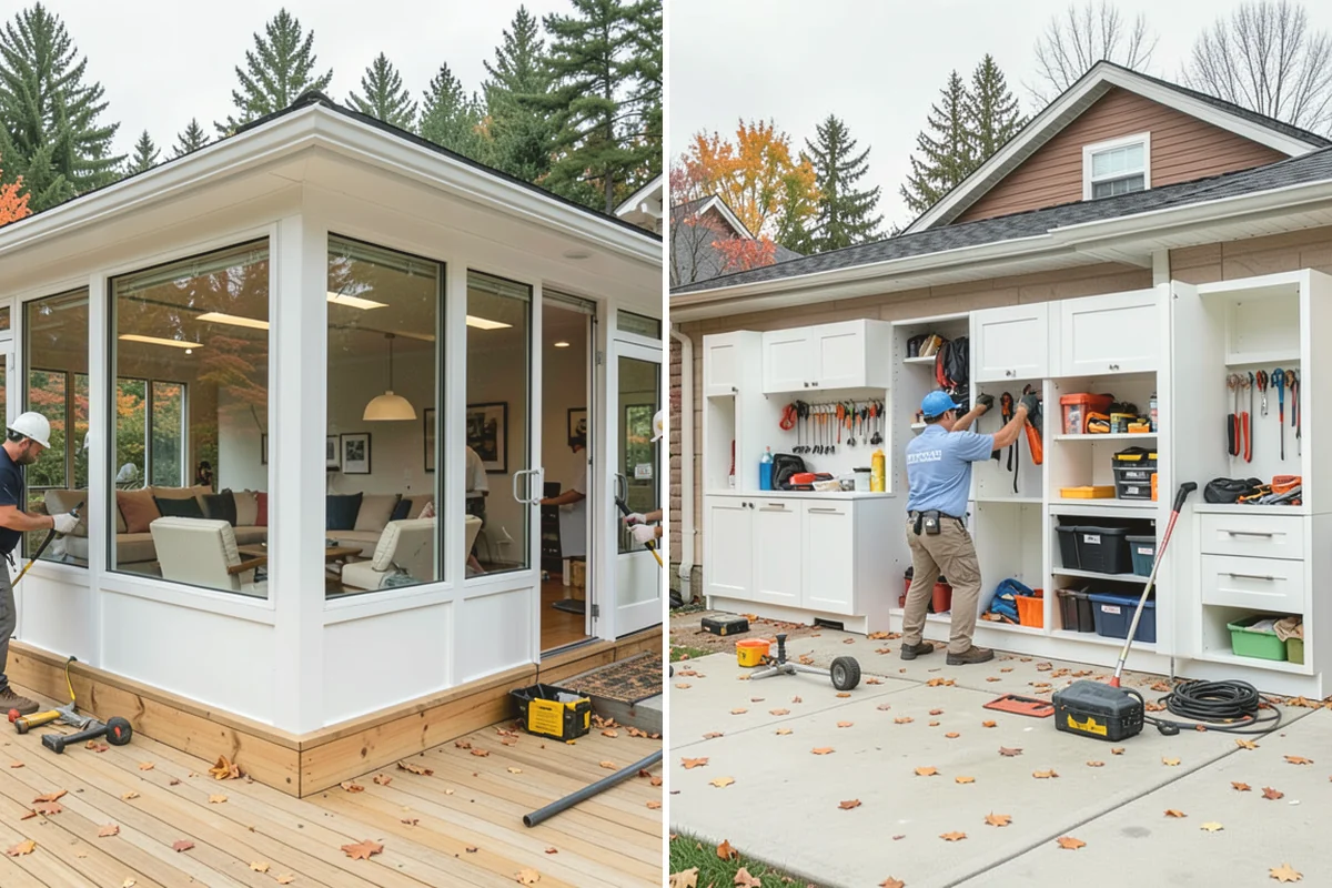Wood Stove Installation in Burlington, Skagit County, WA - Position the stove and build the hearth protection
