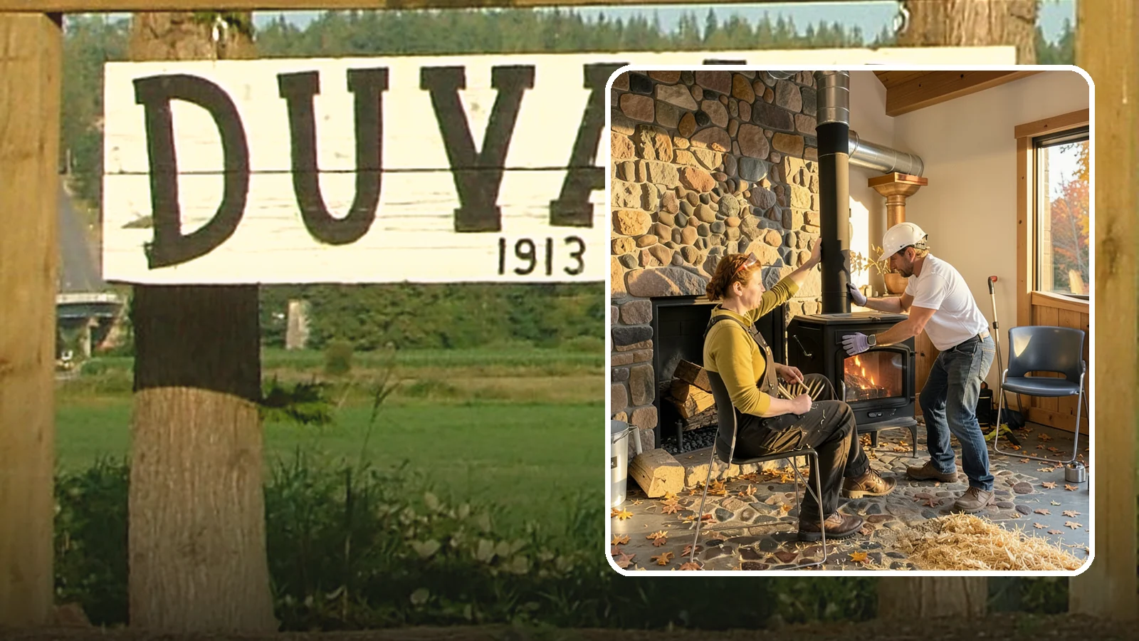 Wood Stove Installation in Duvall, King County, WA - EPA-certified wood stoves installed with safe clearances and code-approved chimney systems.