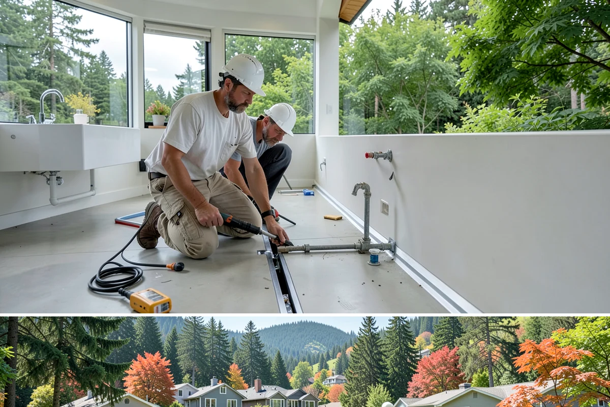 Wood Stove Installation in Fircrest, Pierce County, WA - Wood stove installs are best scheduled in late summer or early fall, before wood-burning season and the rush that comes with it.