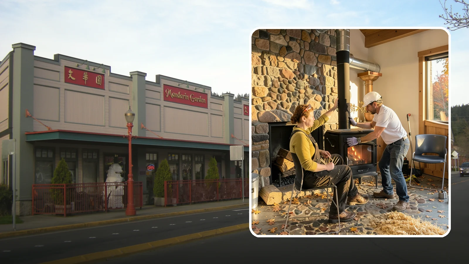 Wood Stove Installation in Issaquah, King County, WA - EPA-certified wood stoves installed with safe clearances and code-approved chimney systems.