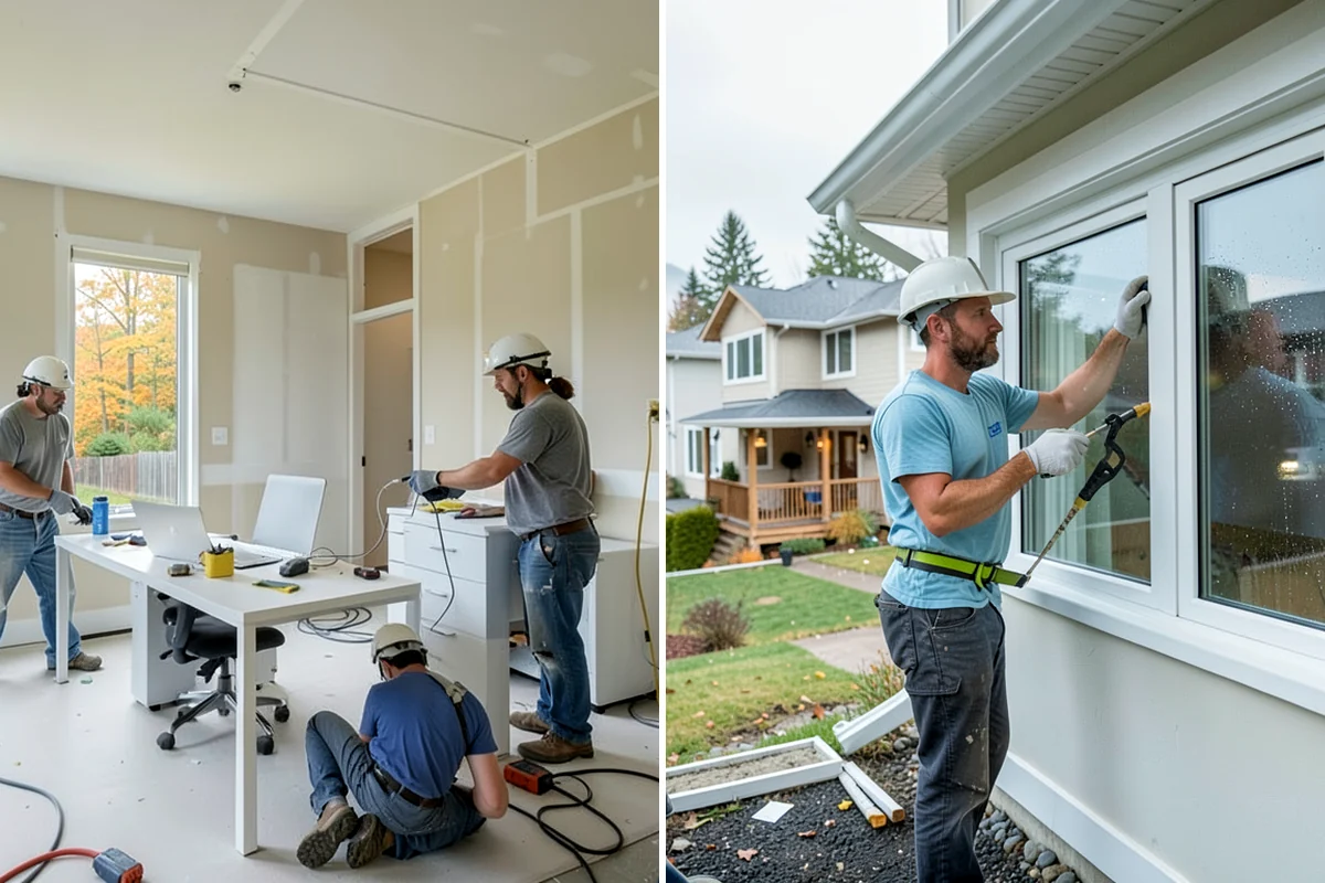 Wood Stove Installation in Lakewood, Pierce County, WA - Position the stove and build the hearth protection