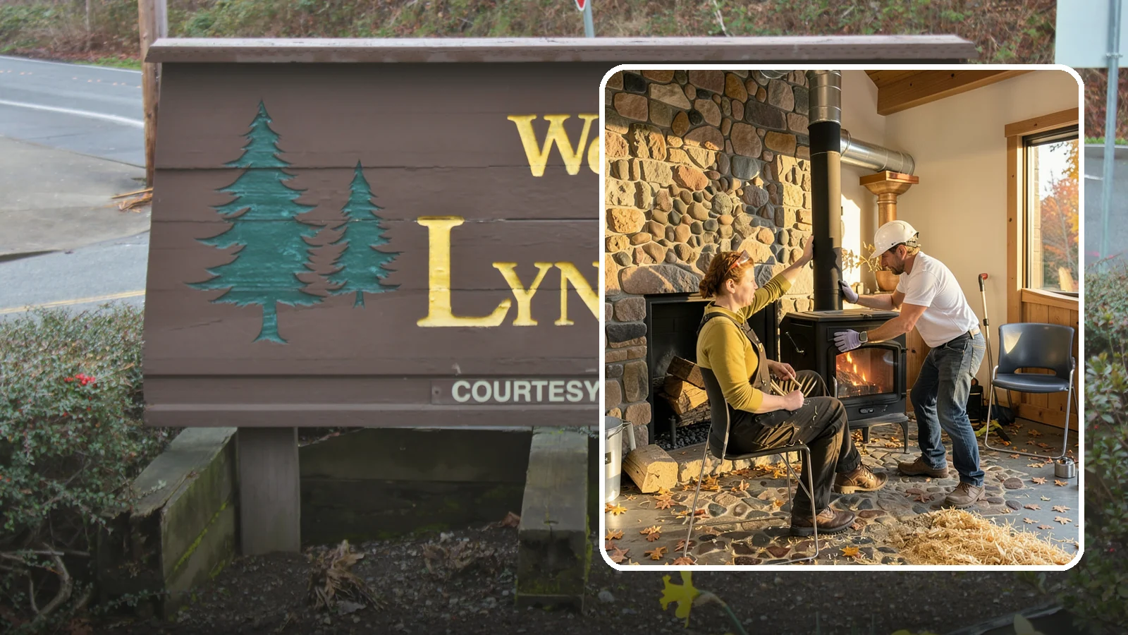 Wood Stove Installation in Lynnwood, Snohomish County, WA - EPA-certified wood stoves installed with safe clearances and code-approved chimney systems.