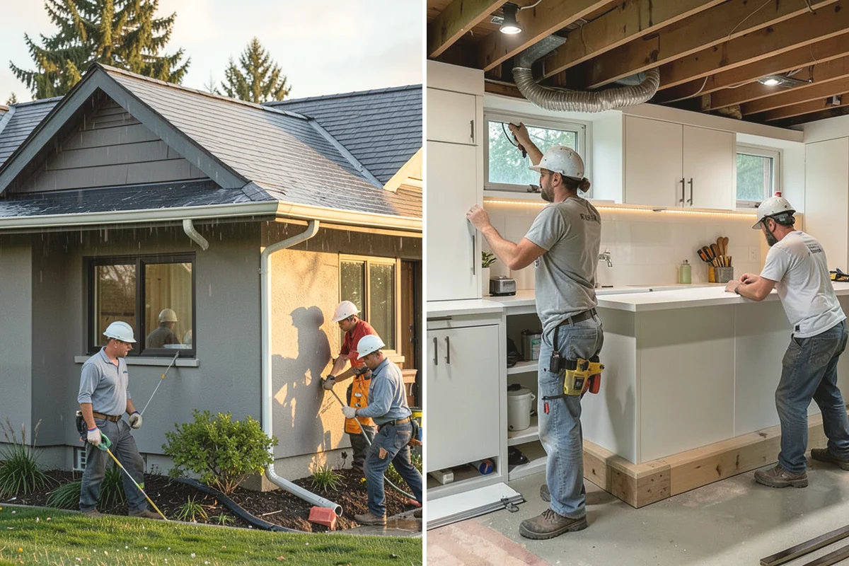 Wood Stove Installation in North Bend, King County, WA - Position the stove and build the hearth protection