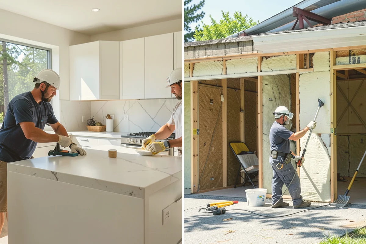 Wood Stove Installation in Sammamish, King County, WA - Position the stove and build the hearth protection