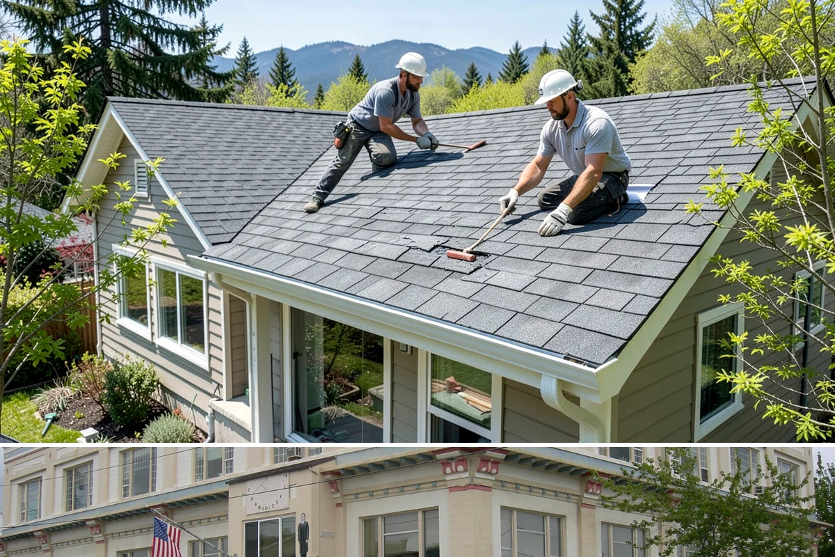 Wood Window Installation in Anacortes, Skagit County, WA - Wood windows are best installed and finished during drier weather to protect exposed material, and we carefully cover openings...
