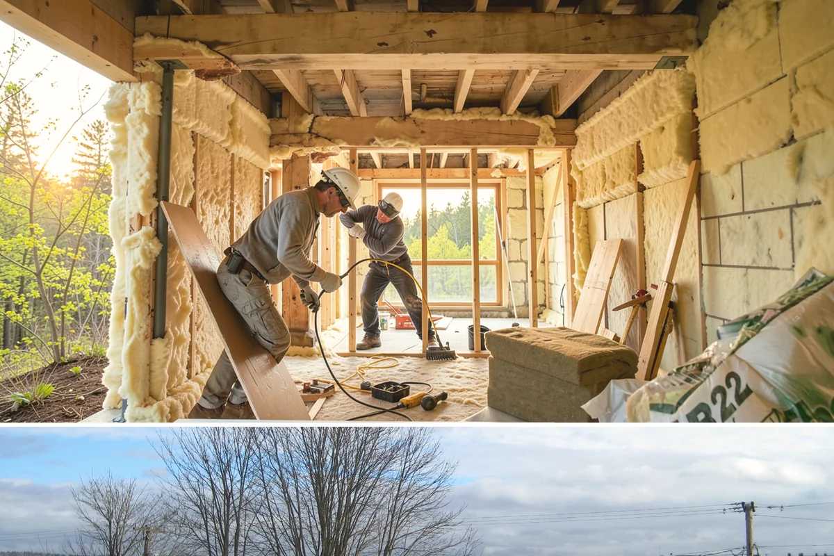 Wood Window Installation in Langley, Island County, WA - Wood windows are best installed and finished during drier weather to protect exposed material, and we carefully cover openings...