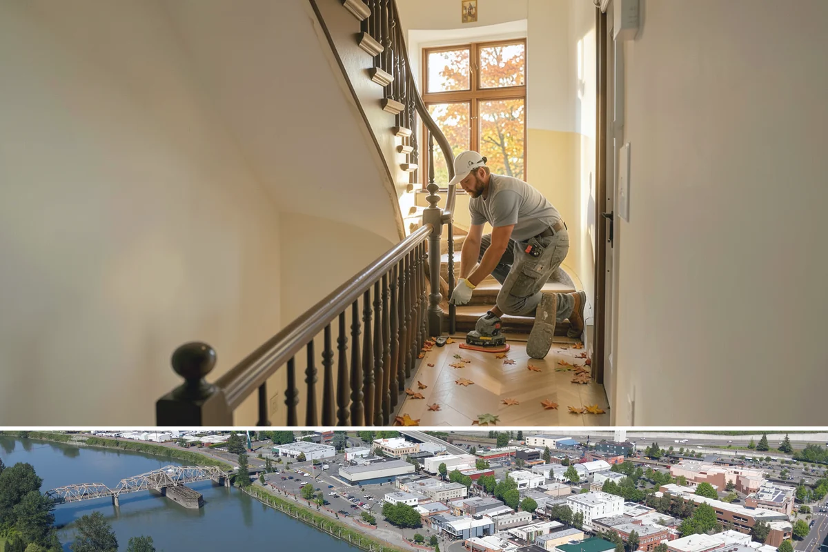 Wood Window Installation in Mount Vernon, Skagit County, WA - Wood windows are best installed and finished during drier weather to protect exposed material, and we carefully cover openings...