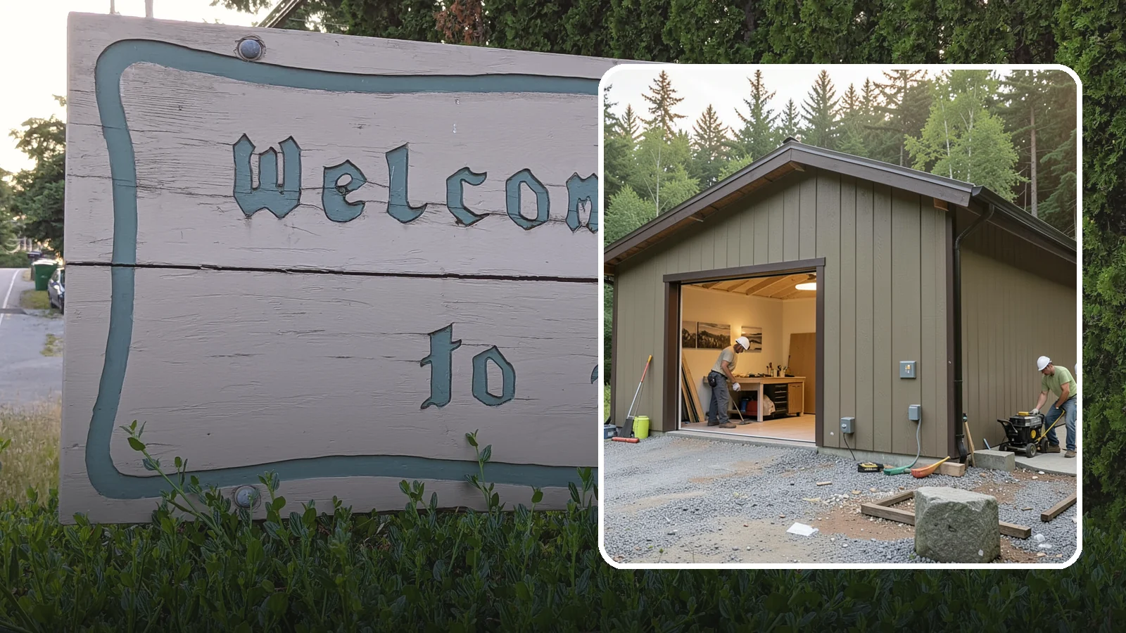 Workshop Construction in Brier, Snohomish County, WA - A dedicated workshop building equipped with power, lighting, and durable finishes.