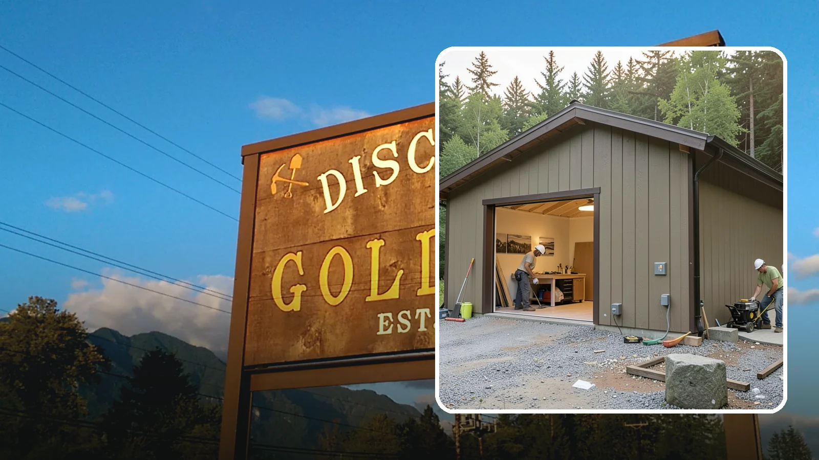 Workshop Construction in Gold Bar, Snohomish County, WA - A dedicated workshop building equipped with power, lighting, and durable finishes.