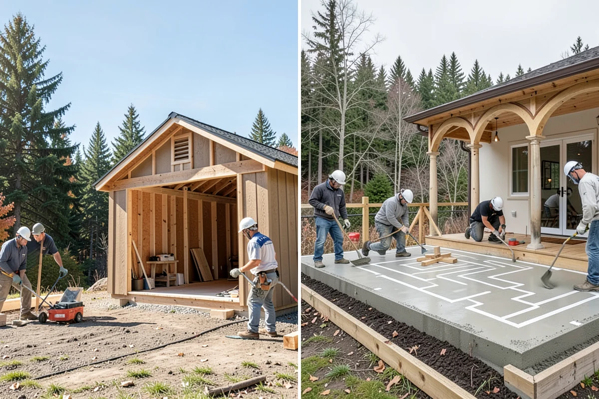 Workshop Construction in Hunts Point, King County, WA - Plan the workshop size, power, and layout